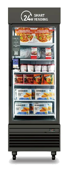 HAHA Freezer 550 — AI-vision frozen food cooler for serious traffic